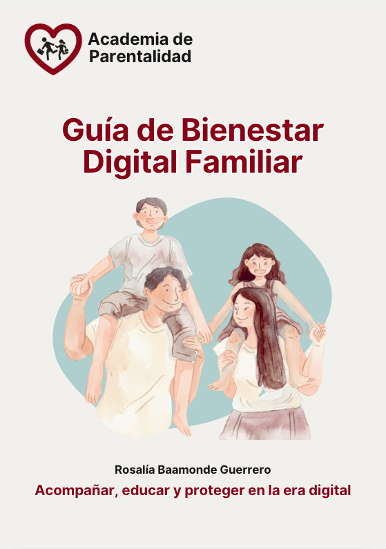 Portada de la Guía de Bienestar Digital Familiar